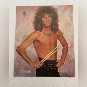 Whitesnake’s Tommy Aldridge pinup